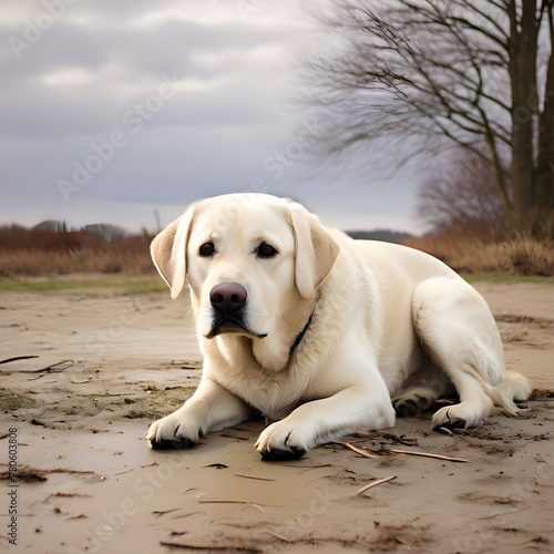 Sad Labrador