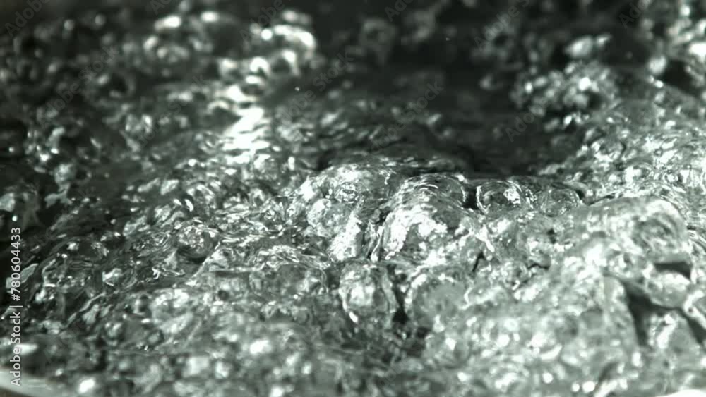 Super slow motion saucepan with boiling water. High quality FullHD footage Super slow motion saucepan with boiling water. High quality FullHD footage