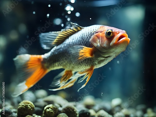 Fish in water tank