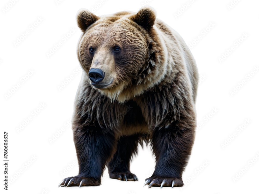 Obraz premium brown bear isolated