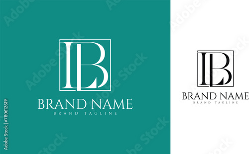 LB Initial logo handwriting logo monogram BL logo design signature logo design vector template line art logo photo