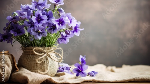 bouquet of lilac flowers