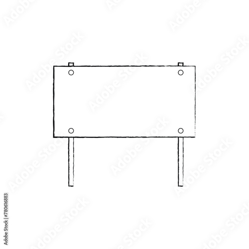 Wooden Signpost Icons Set - Different Simple Flat Isolated on white background. Direction, Signpost, Signboard. Vector illustration. Eps file 212.