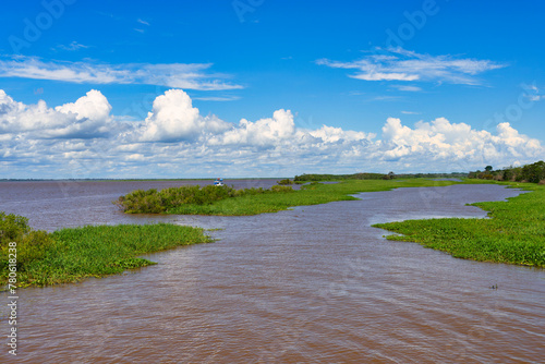 Waterways on the Rio Negro, Manaus, Amazonas State, Brazil, South America photo