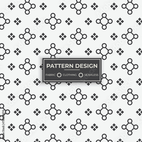 Creative and modern fabric, clothing, and seamless pattern design. Vector pattern illustration. (ID: 780618674)