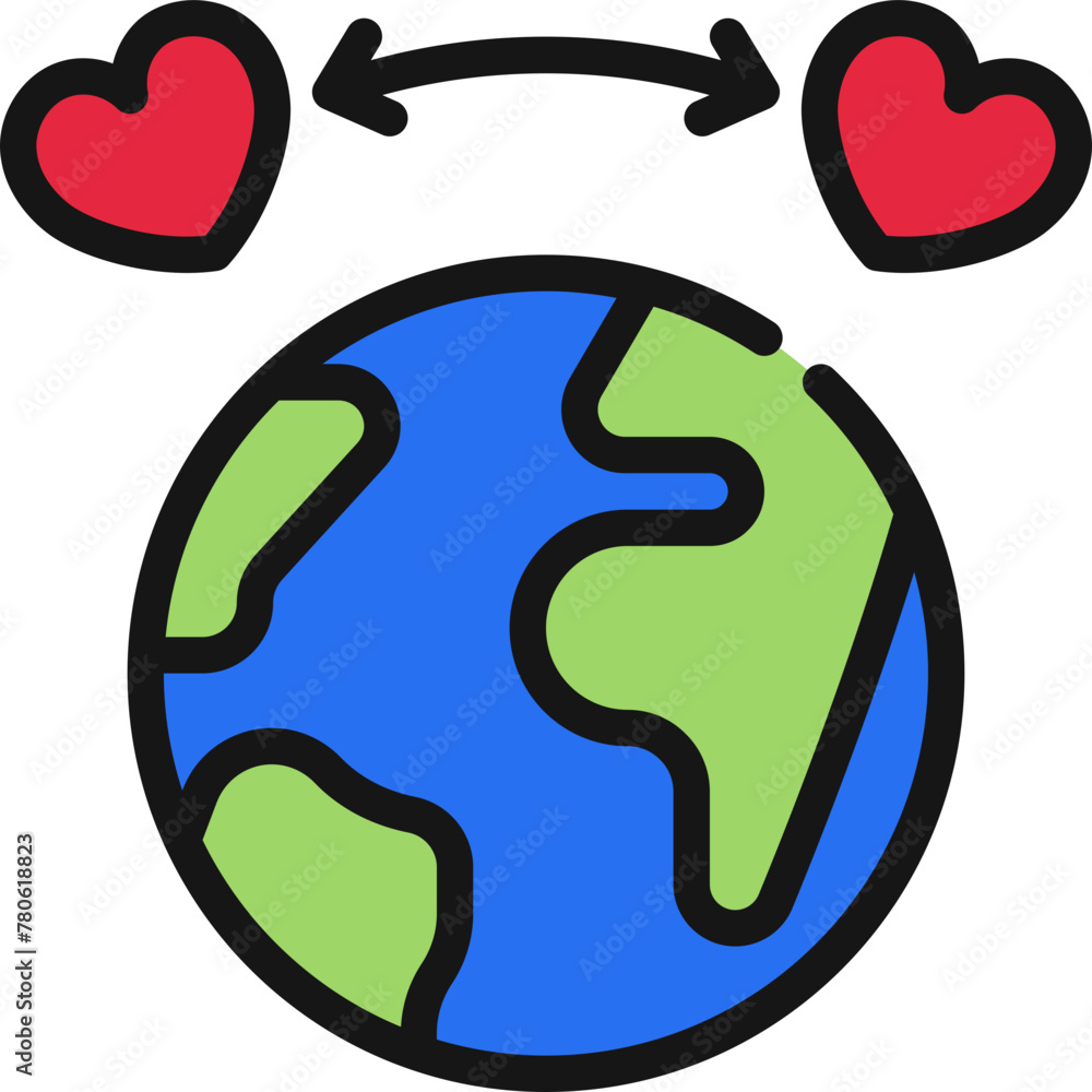 Long Distance Relationship Icon Long Distance Relationship Icon