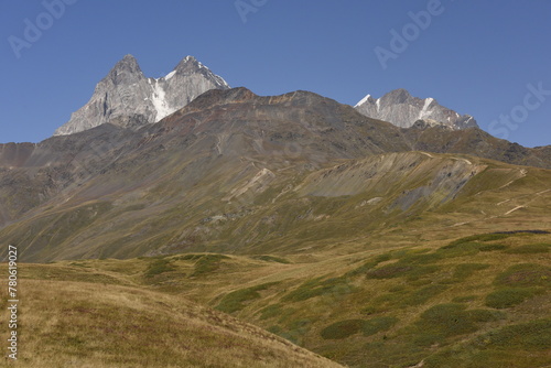 Peaks of Svaneti, Caucasus, Georgia photo