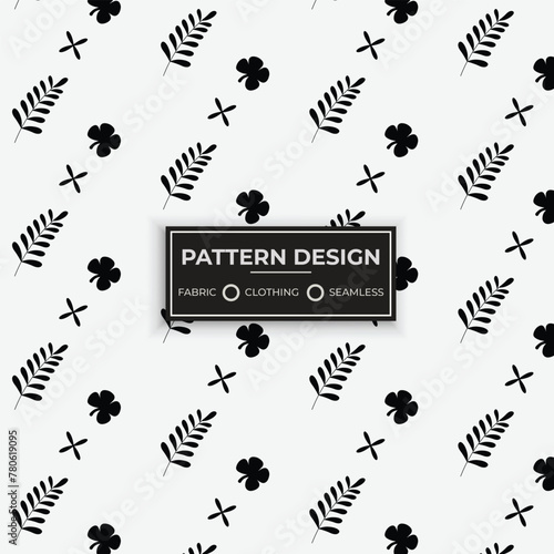 Creative and modern fabric, clothing, and seamless pattern design. Vector pattern illustration. (ID: 780619095)