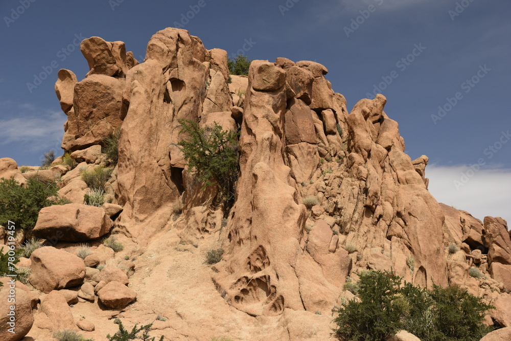 Picturesque rock formations in Tafraout, Anti-Atlas, Morocco Picturesque rock formations in Tafraout, Anti-Atlas, Morocco