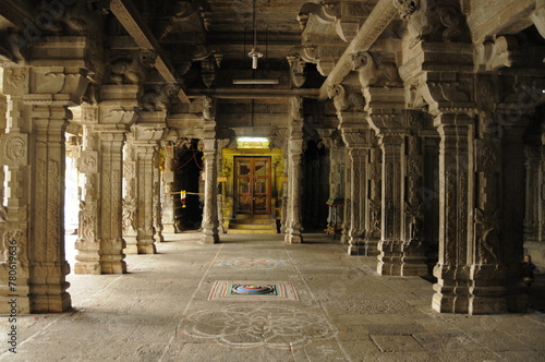 Devaraja Swami Temple, Hundred Pillared Mandapam, Kanchipuram, India photo
