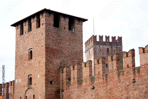 Castelvecchio, the Medieval Castle of the Della Scala Family in Verona, Italy
