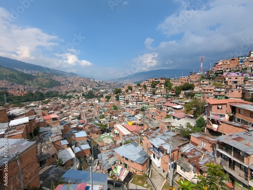 Bild auf Leinwand Medellín Comuna 13