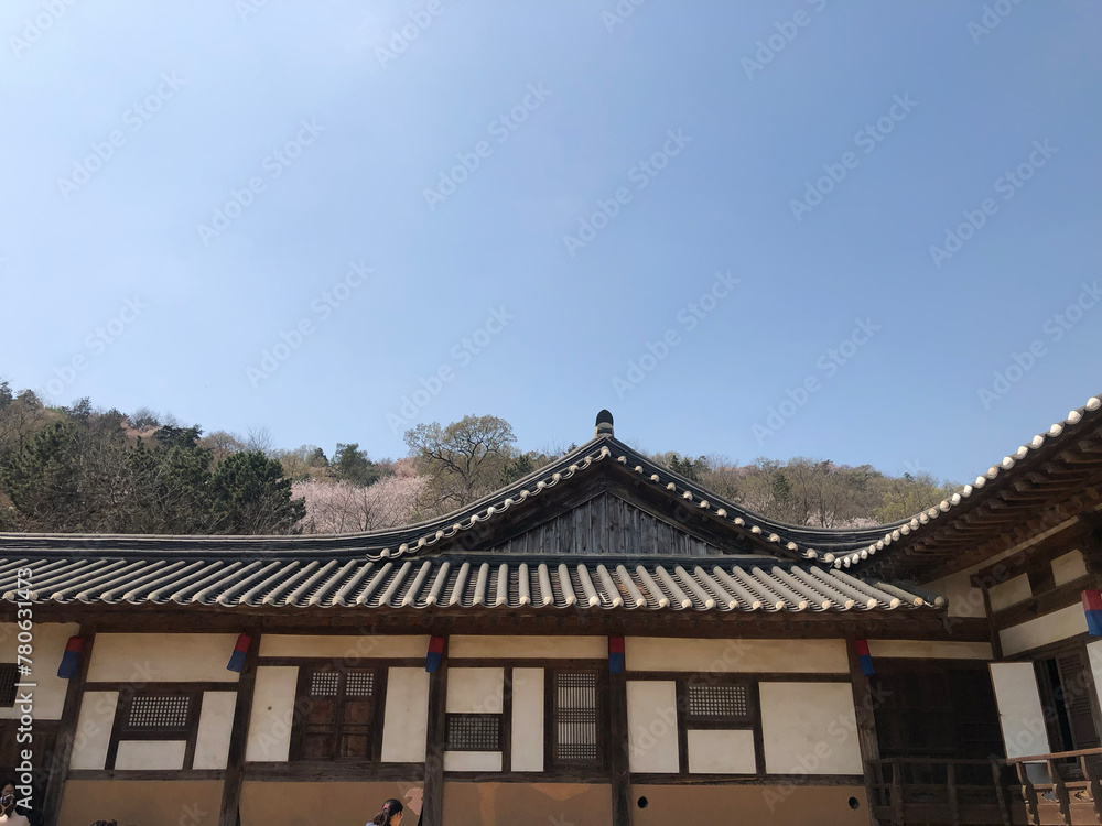 Korean traditional architectural scenery photos Korean traditional architectural scenery photos