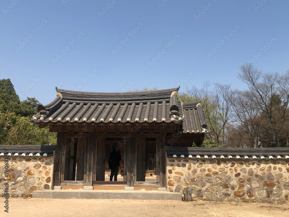 Korean traditional architectural scenery photos Korean traditional architectural scenery photos