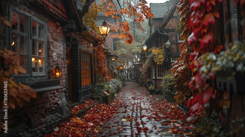 Exploring the city's cobbled streets under lantern lights evokes the sweet nostalgia of autumn walks.