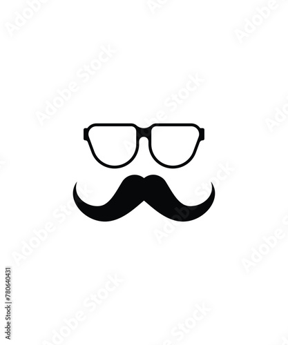 man with glasses icon, vector best flat icon.