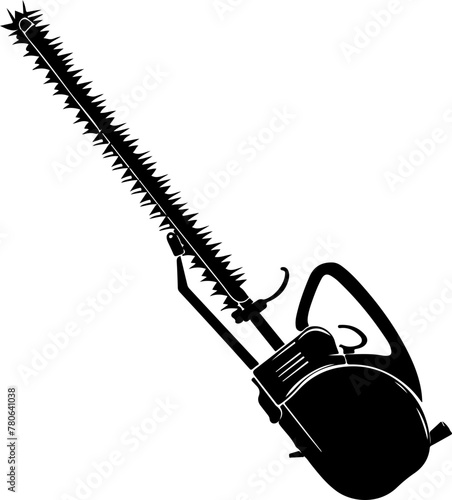 Hedge Trimmer, simple silhouette