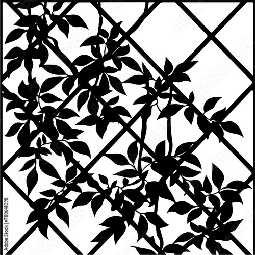 Trellis, simple silhouette