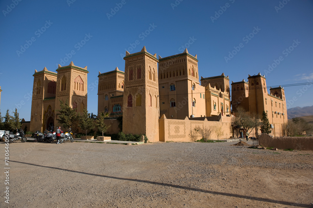 Morocco Kasbah Taourir on a sunny spring day