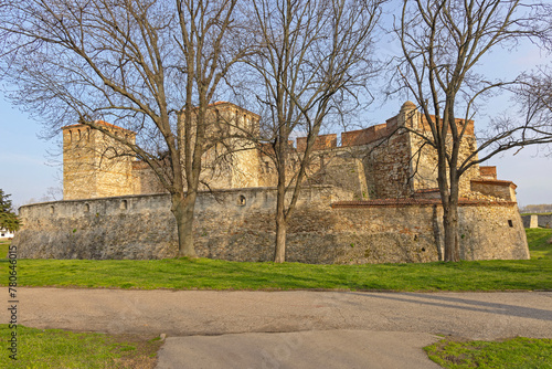 Baba Vida Castle Fortress Historic Landmark at Spring Day in Vidin Bulgaria photo