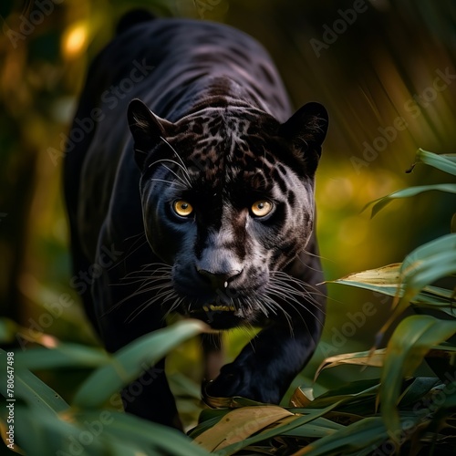 Panther Prowess: Striking Images of the Elusive Black Beauty © luckynicky25