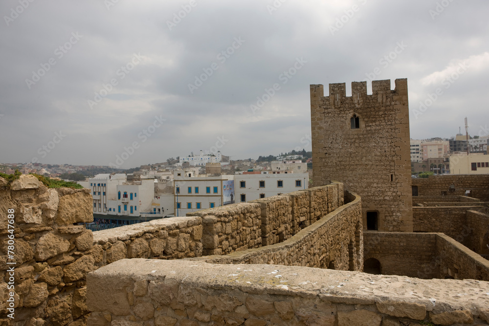 Morocco Essaouira city view on a sunny spring day