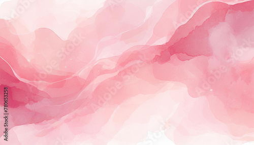 Pink Watercolor Marble Ink Abstract Background. Wallpaper. Gradient Backdrop.  Illustration. Valentine s Day. Wedding. Decoration