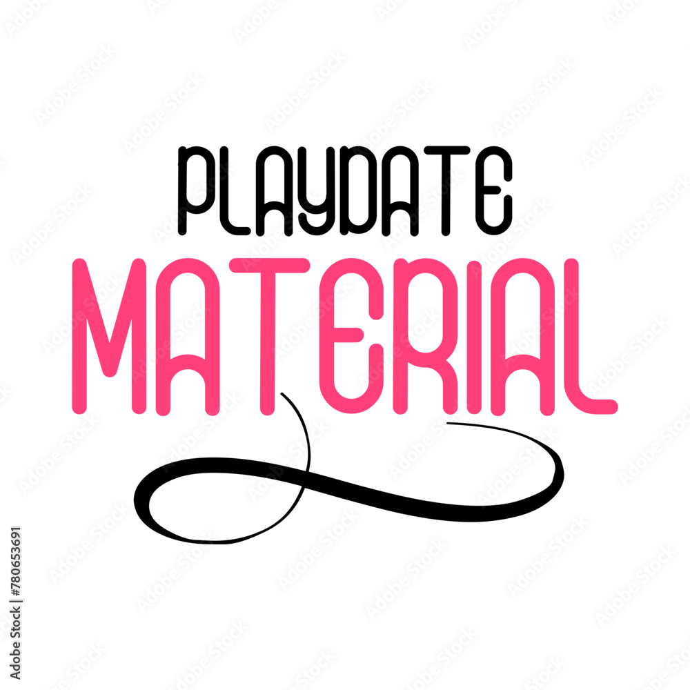 Fototapeta premium Playdate Material SVG