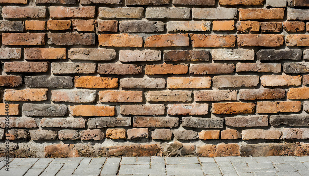 Fototapeta premium Textured background of brick concrete