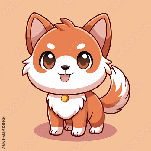 cute-dog--kawaii-style--chibi