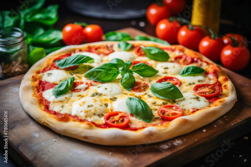 Hot margherita pizza is the perfect dish for all lovers of Italian cuisine. The combination of a fresh tomato base, tender mozzarella and aromatic herbs makes this pizza unsurpassed in its taste. 