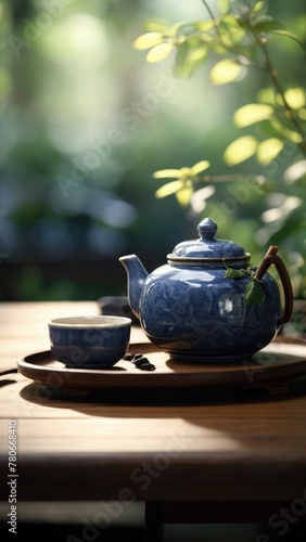 An ultra detailed, realistic, digital art, featuring Traditional Tea Ceremony