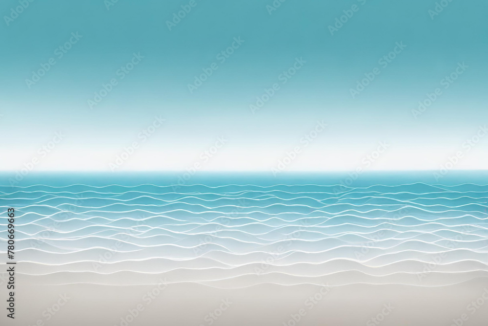 Obraz premium Abstract gradient smooth sea blue background image
