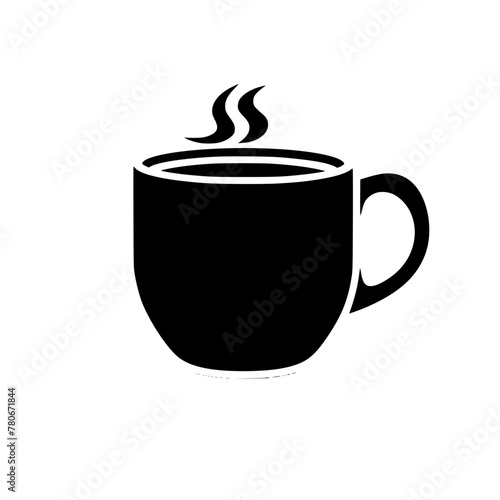 coffee, cup, drink, tea, cafe, hot, mug, vector, espresso, white, beverage, breakfast, illustration, icon, saucer, isolated, cappuccino, black, caffeine, steam, symbol, brown, restaurant, mocha, choco