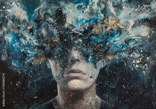 Surreal and thought-provoking imagery that explores the depths of the subconscious mind, with abstract representations of dreams, memories, emotions, and inner landscapes