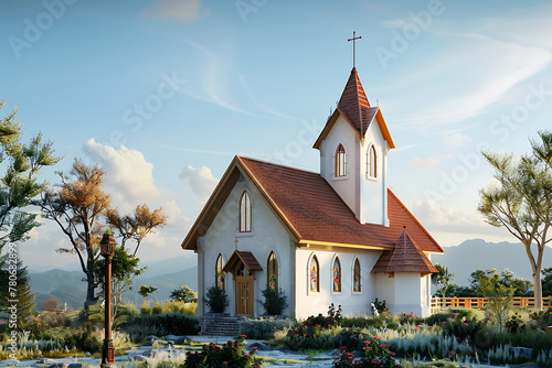 Beautiful and classic Christian church photo