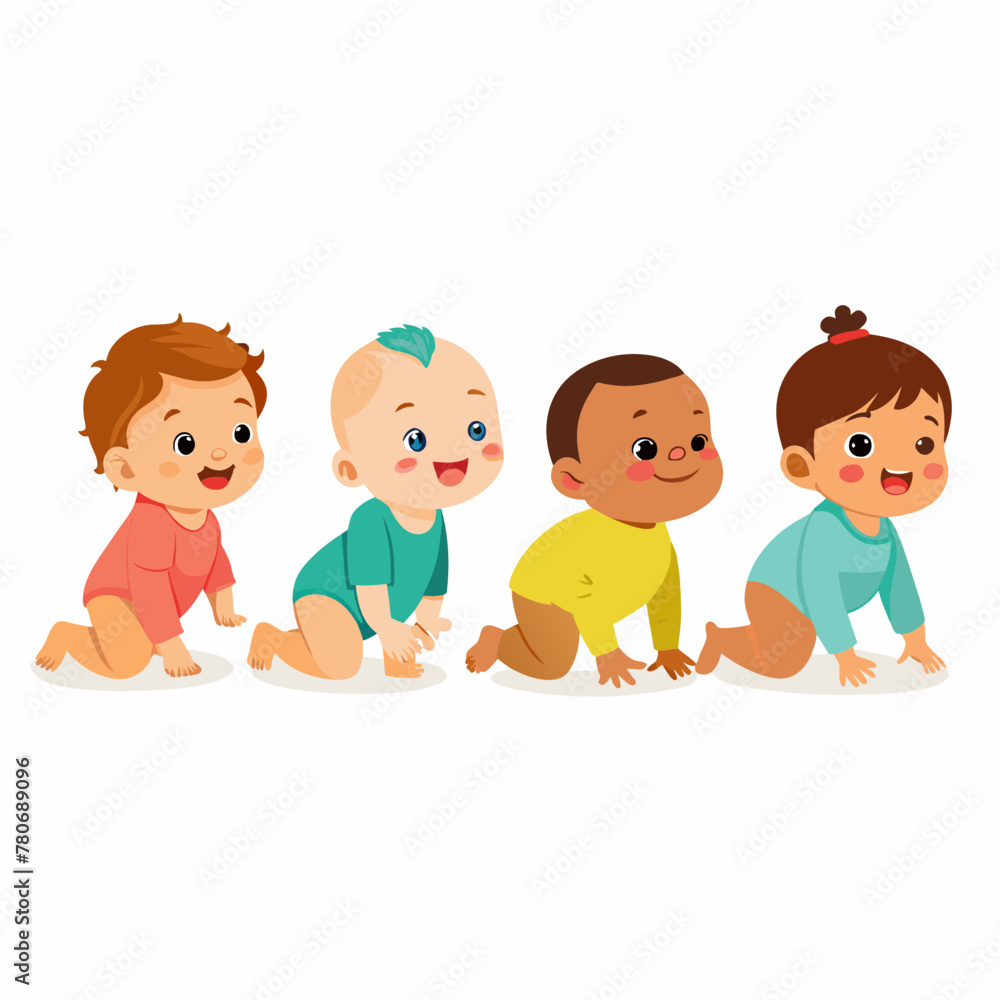 Happy Children Children Baby and Child Boy Crawling, Sitting, Walking Happy Children Children Baby and Child Boy Crawling, Sitting, Walking