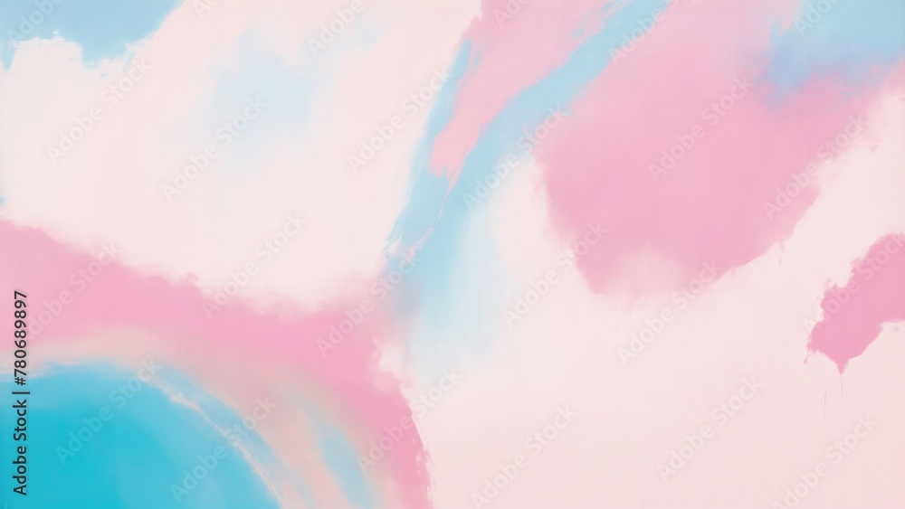 Pink, Sky blue, and Brown colors Strokes of bright painting Beautiful background