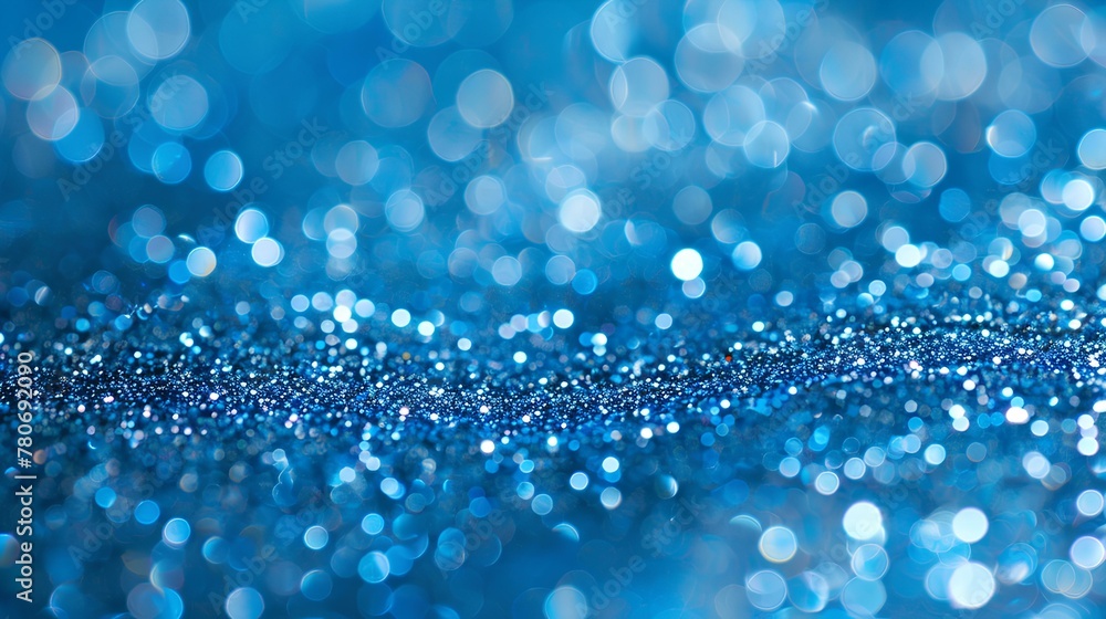 Blue Water Drops Sparkling in Winter Light Blue Water Drops Sparkling in Winter Light