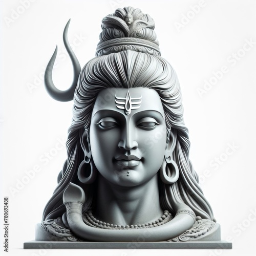 hindu god on white