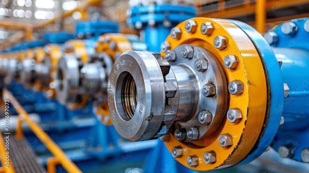 The heart of the gas and oil industry, a refinery process equipped with a complex pipeline system designed for the efficient production and processing of vital energy supplies The heart of the gas and oil industry, a refinery process equipped with a complex pipeline system designed for the efficient production and processing of vital energy supplies