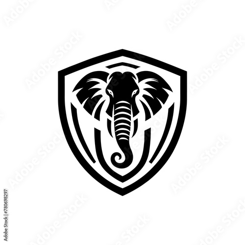 Elephant head logo