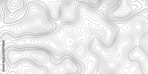 Topographic map backdrop. Conditional geography scheme and the terrain path. Contour line abstract background. Topographic line pattern.