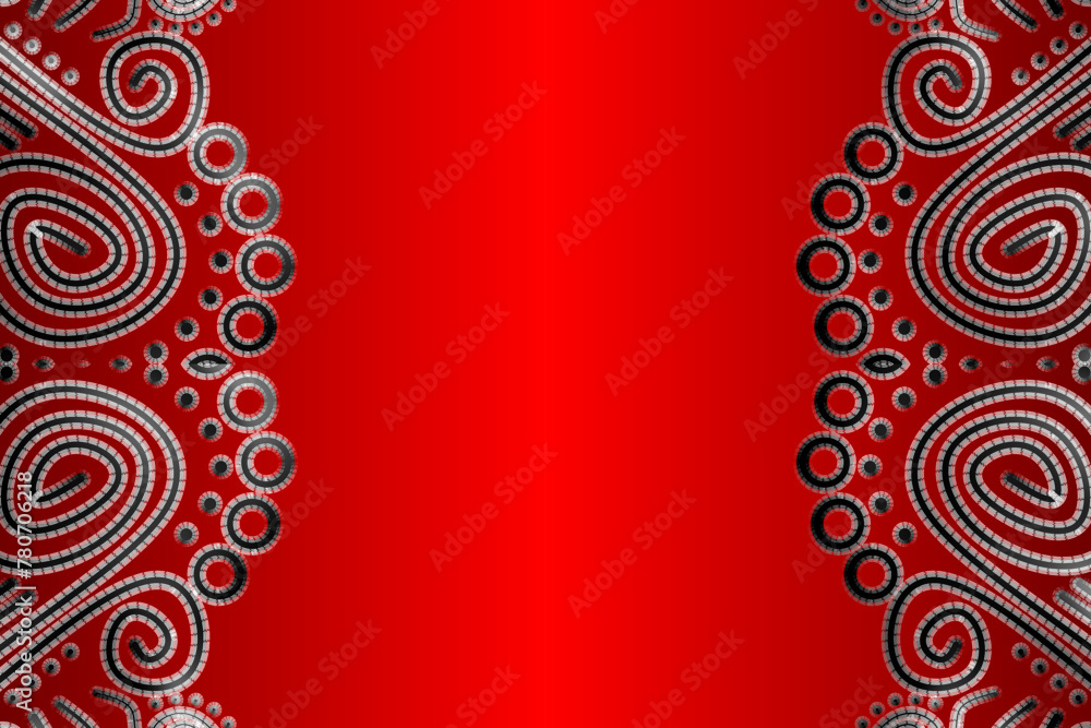 Beautiful aesthetic batik ethnic dayak line art pattern for traditional indonesian culture background Beautiful aesthetic batik ethnic dayak line art pattern for traditional indonesian culture background