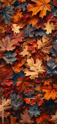 Swirling Autumn Leaves Background View  Amazing and simple wallpaper  for mobile