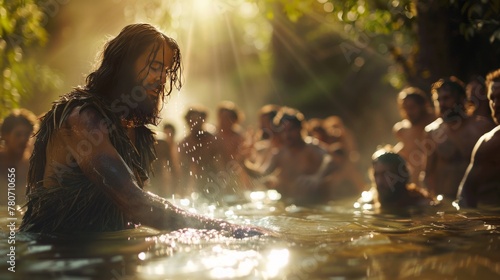 John the Baptist baptised people in the Jordan