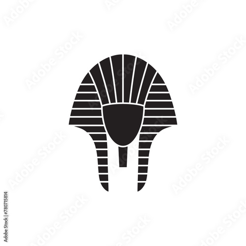 pharaoh icon vector pharaoh hat sign 