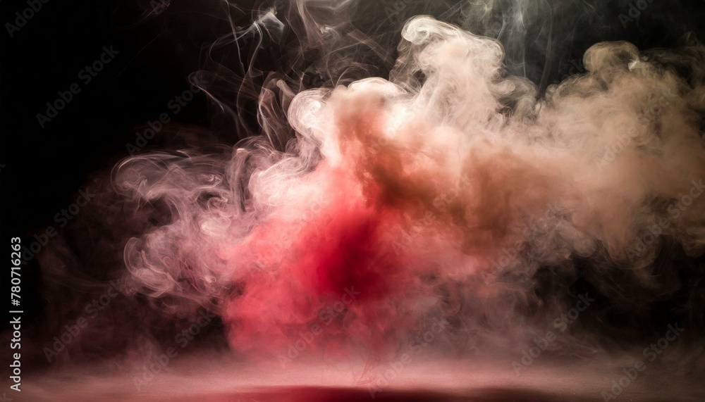 ai generative of the smoke of this best quality incense makes a very beautiful background