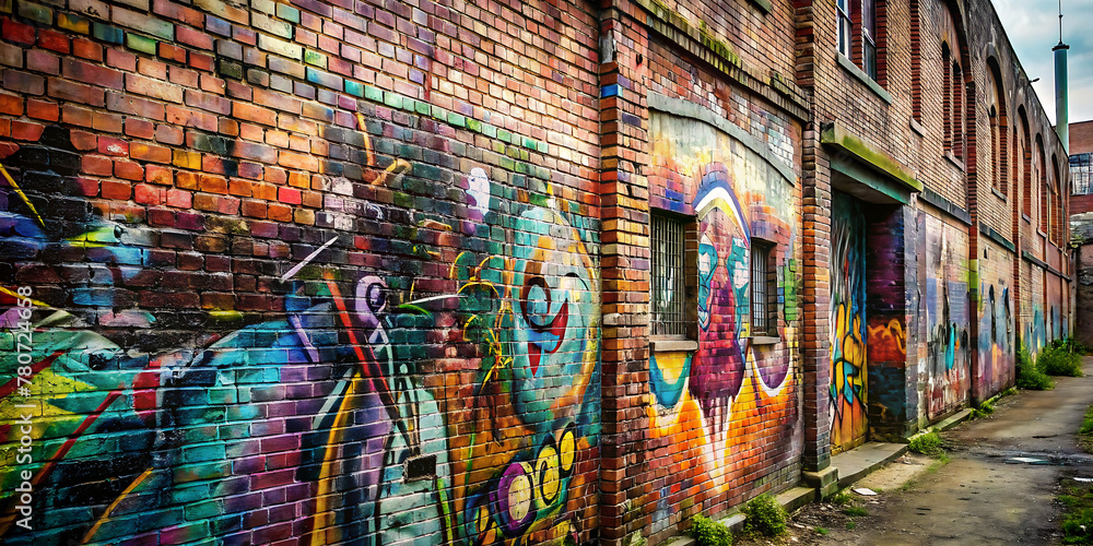 Fototapeta premium graffiti on wall