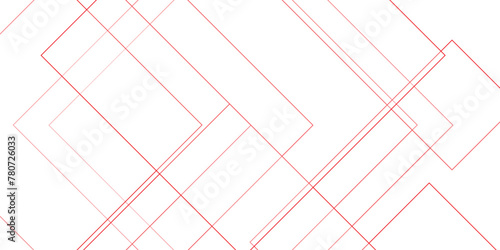 Abstract white gray and Red vector blueprint background with modern design. Vector abstract futuristic architecture concept with digital geometric connection Red lines.